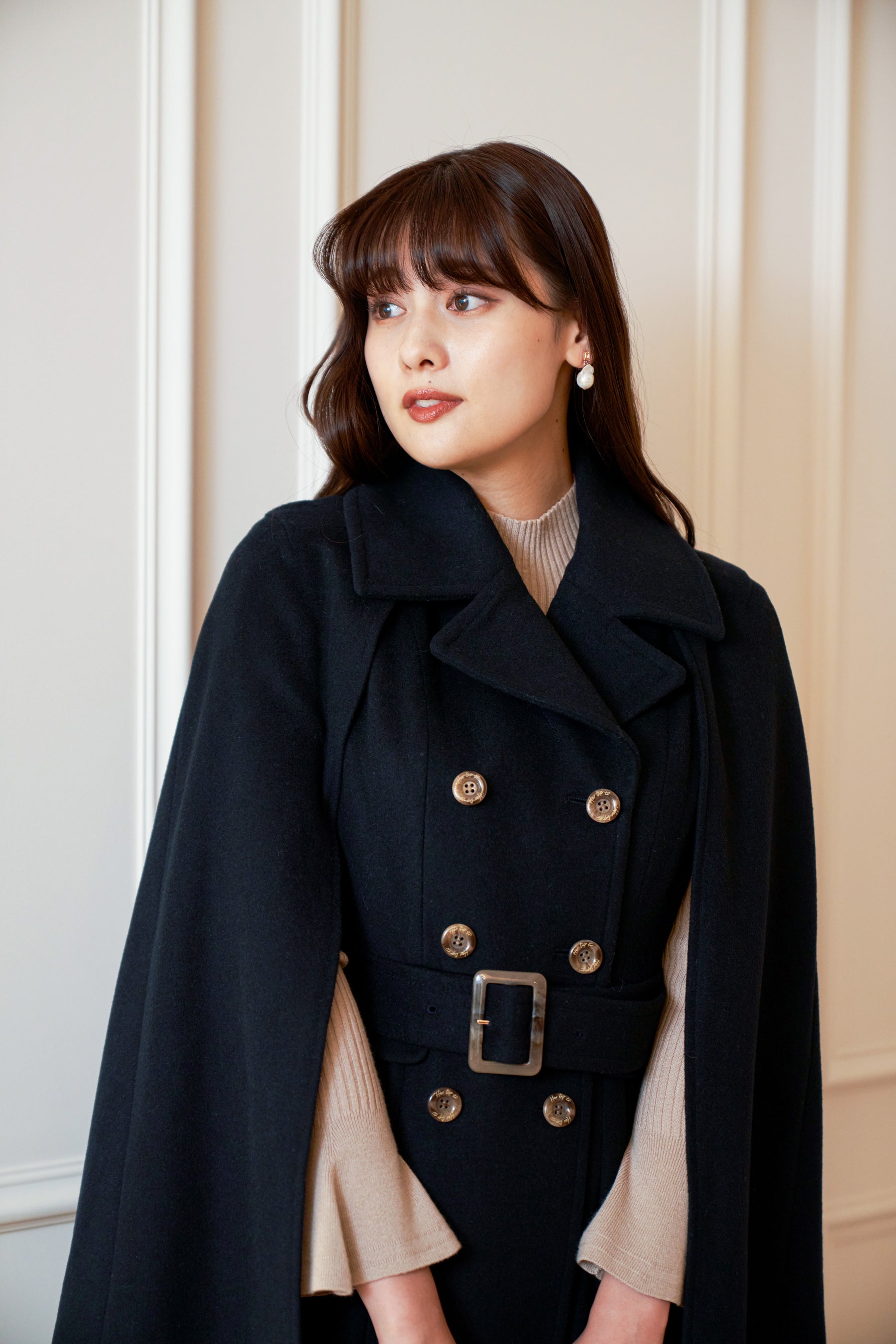 Mademoiselle 2Way Long Coat - アウター