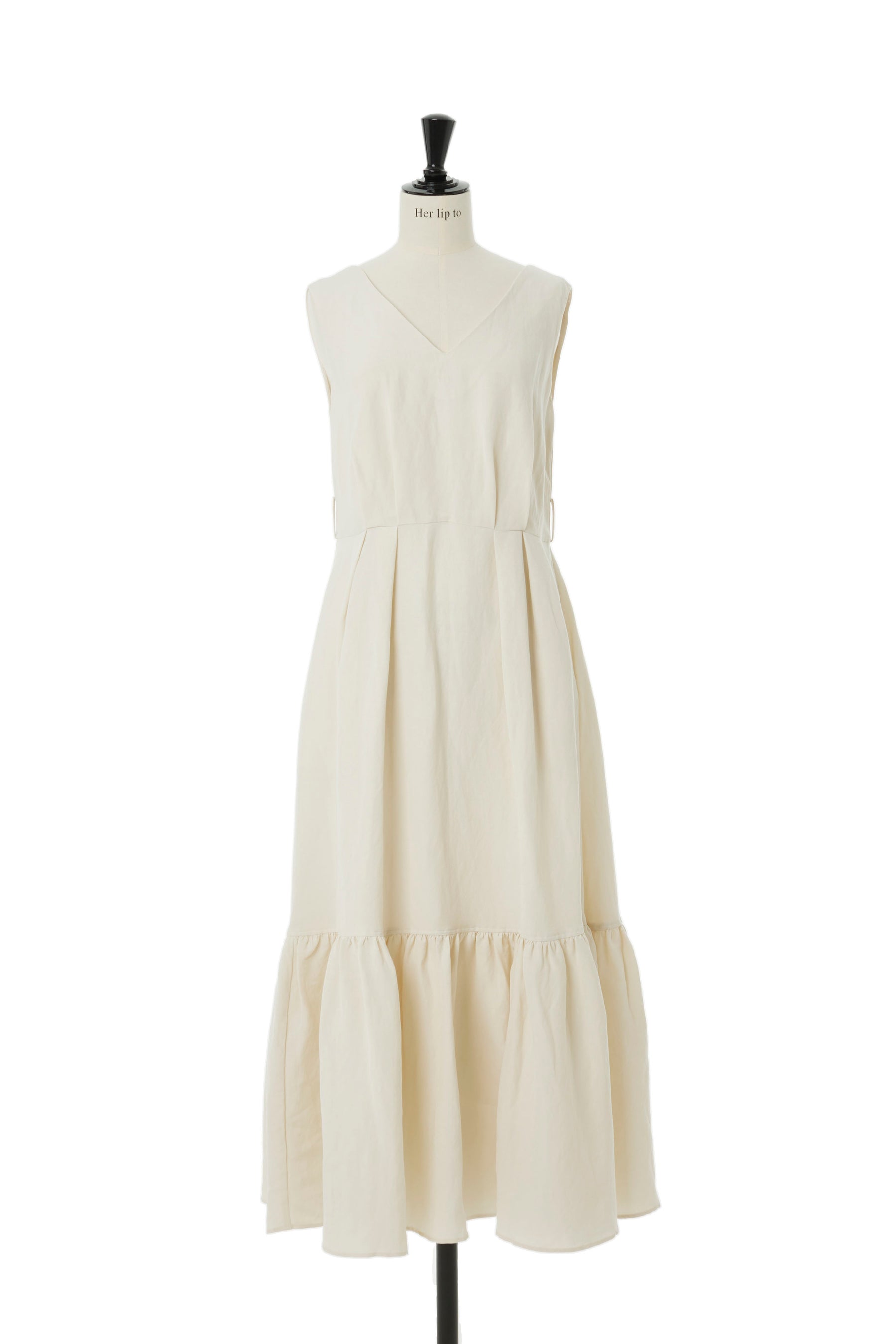 herlipto Linen Belted Maxi Dress | angeloawards.com