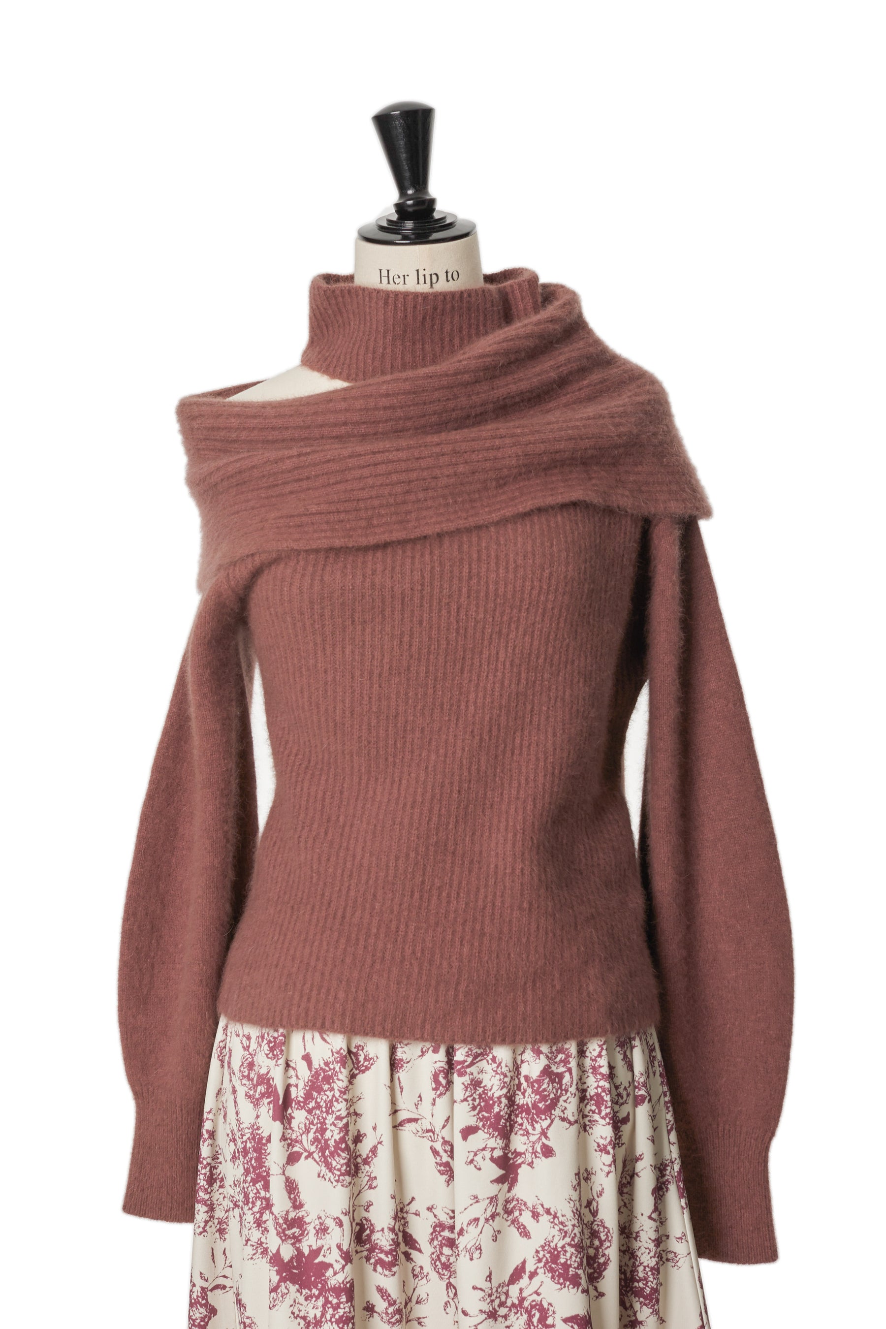 Her lip to／Multi-Way Wool-Blend Sweater | www.causus.be