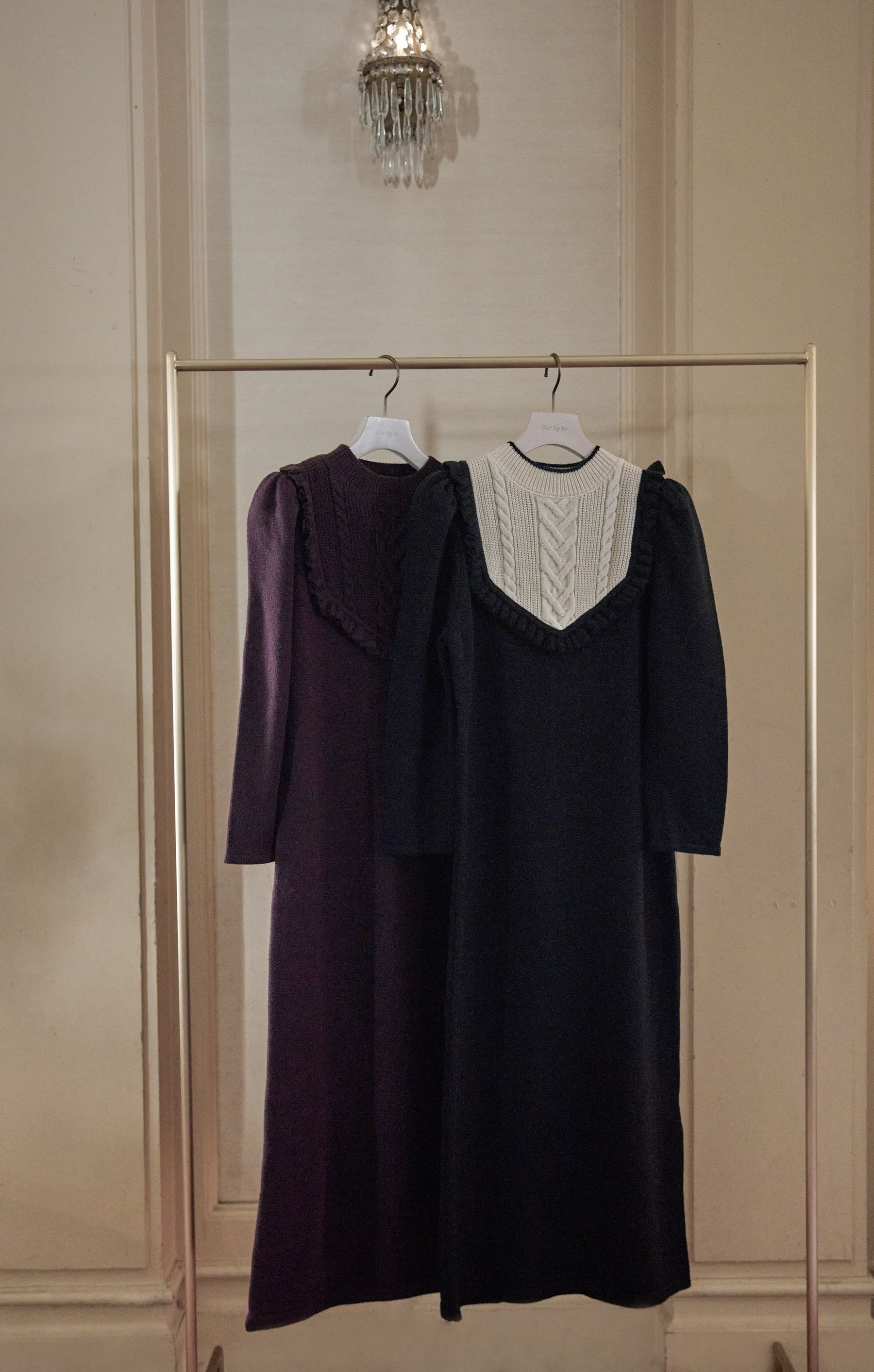SNIDEL - みっと様専用☆herlipto Belted Ruffle Cable-Knitの+spbgp44.ru