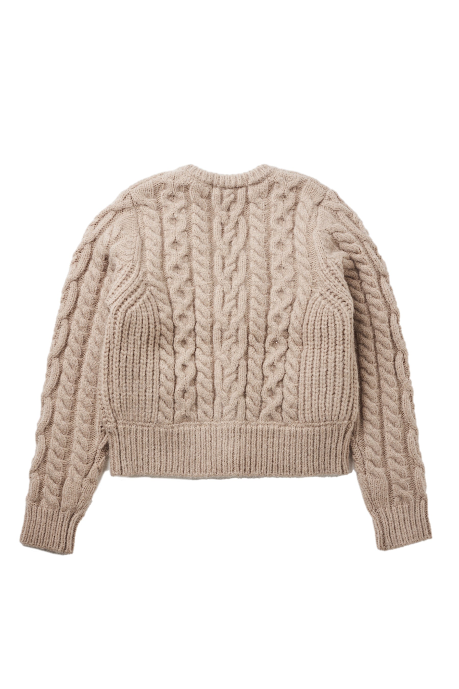 herlipto Trimmed Cable Knit Two-Piece