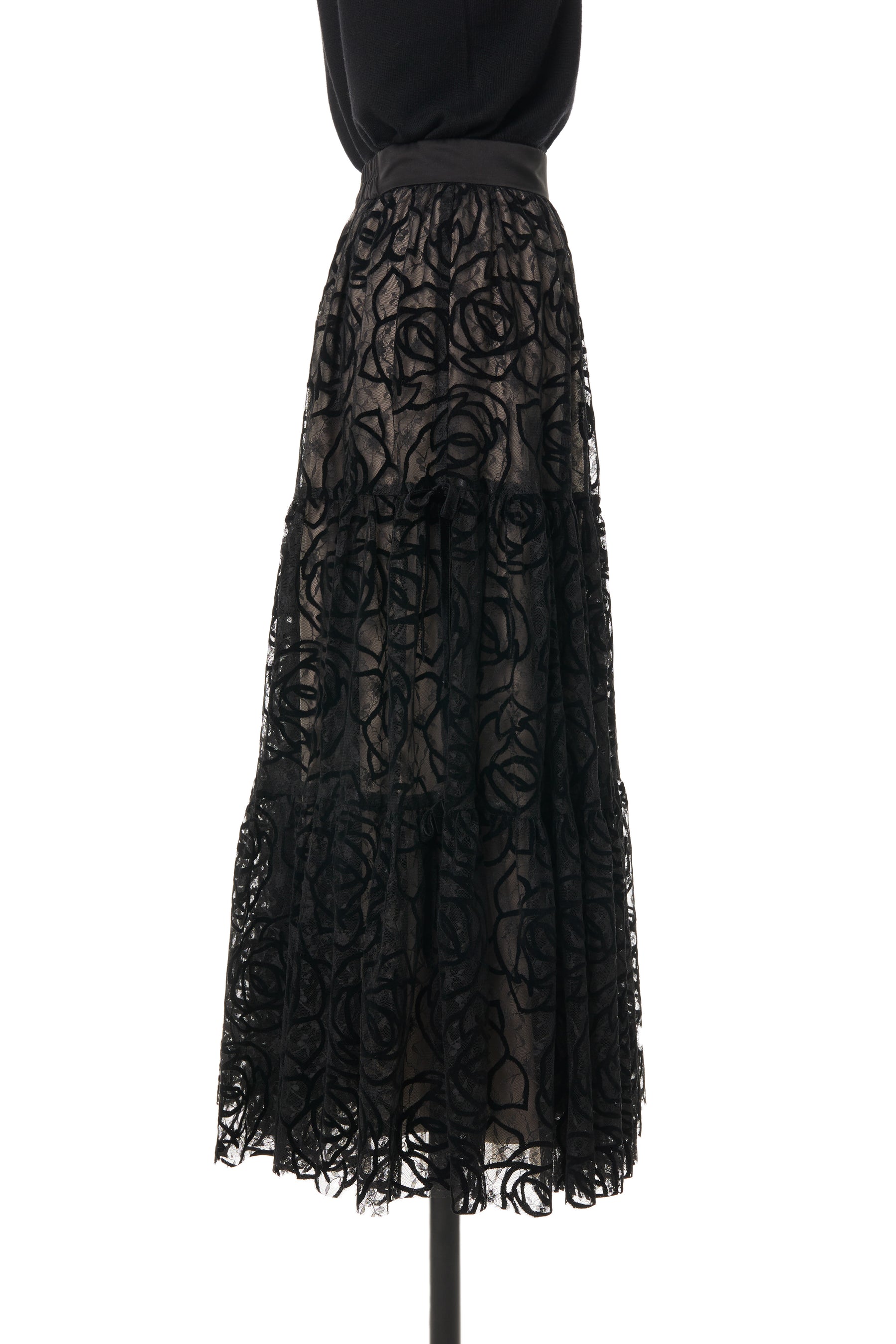 競売 herlipto Rosa Lace Tiered Skirt tdh-latinoamerica.de