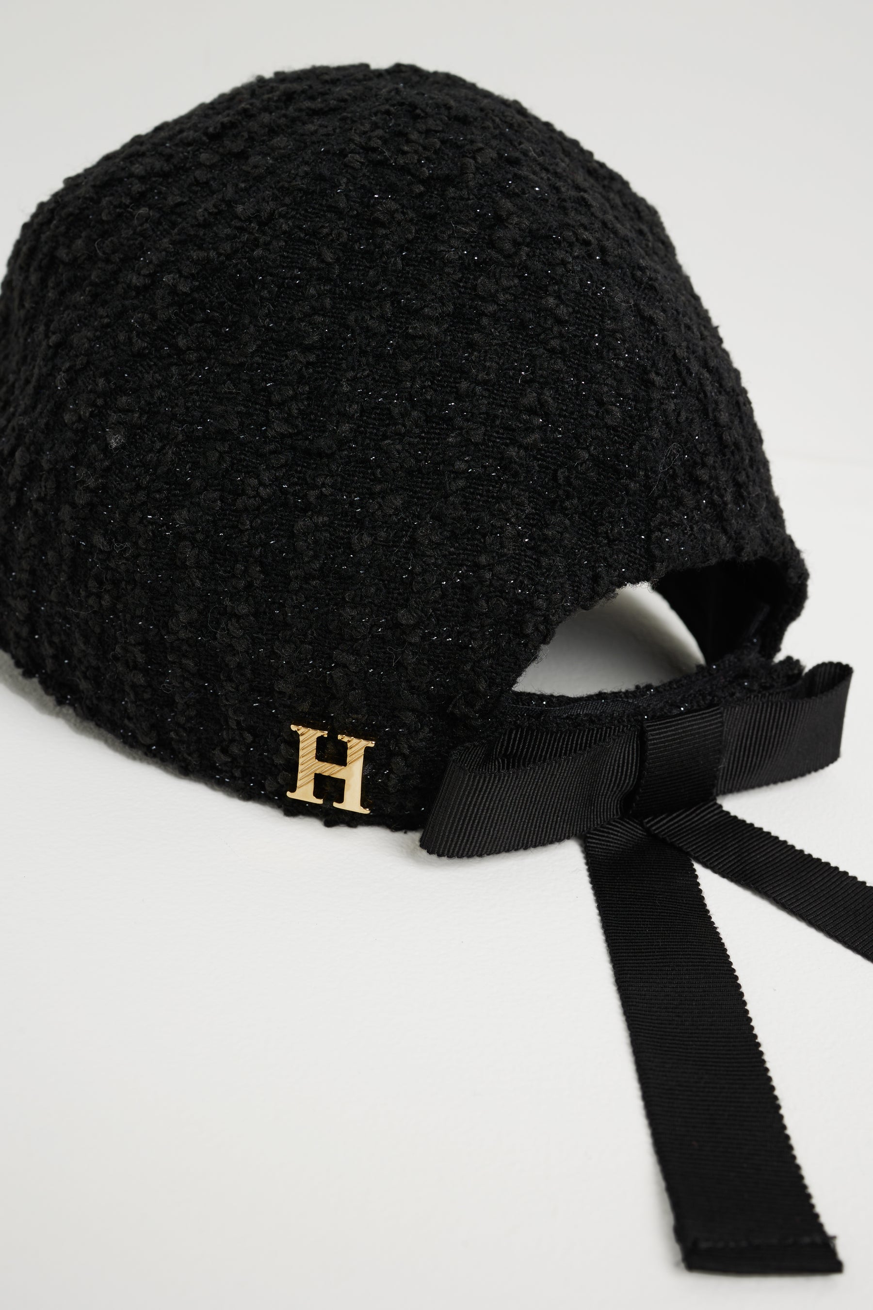 herlipto Tweed Ribbon Cap-