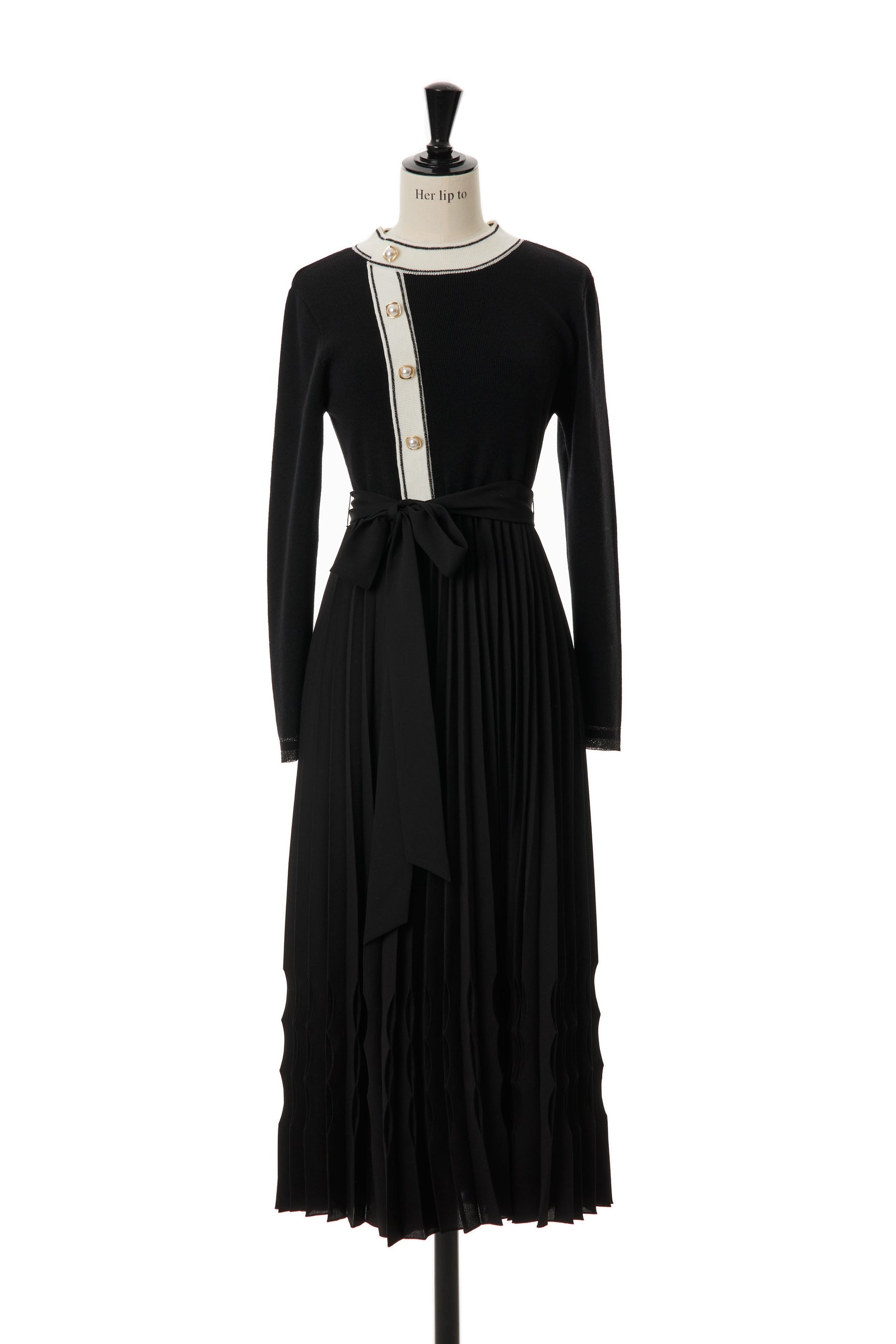 メール便送料無料対応可】 herlipto Saint Honore Long Dress black