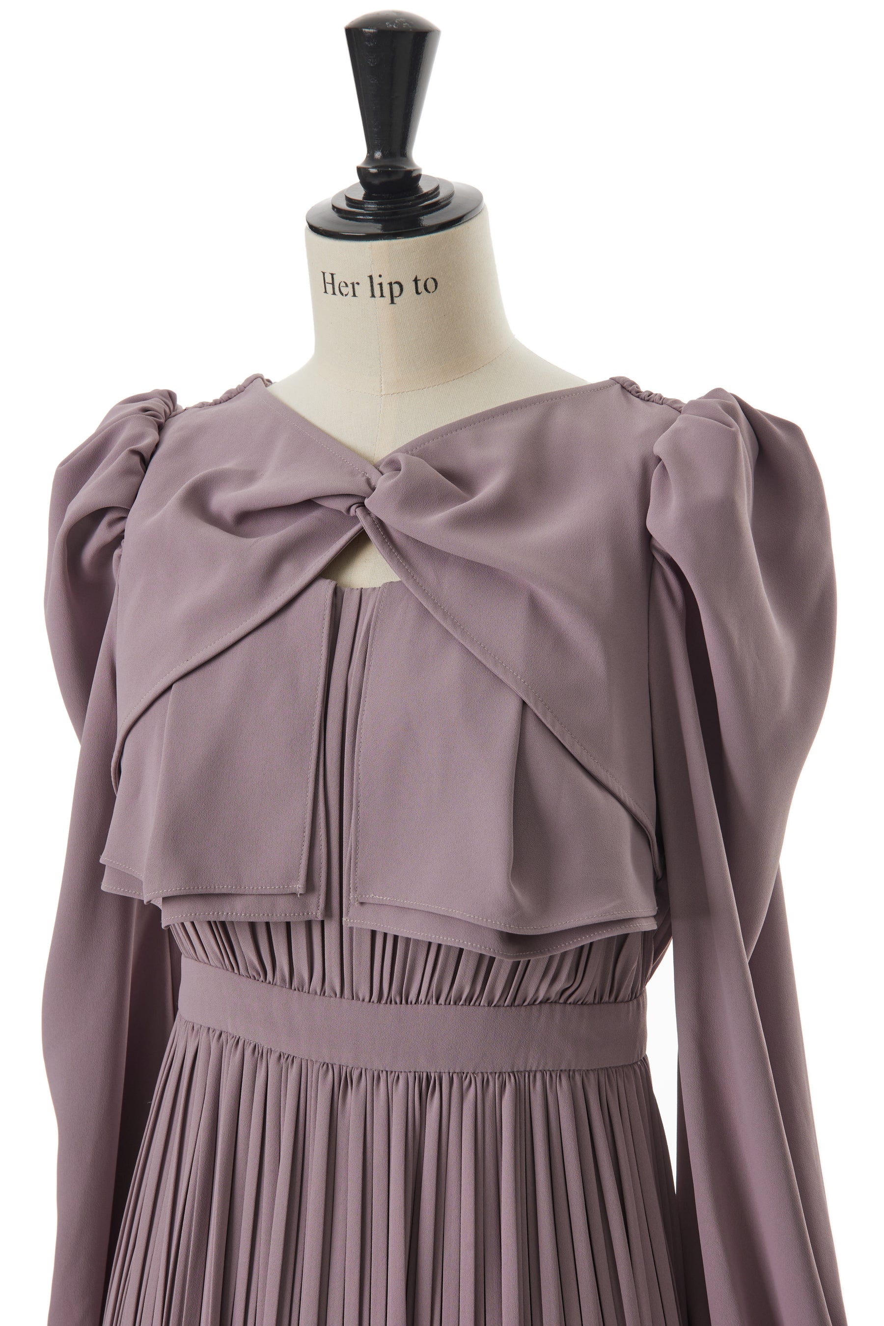 herlipto La Rochelle Pleated Dress - ロングワンピース