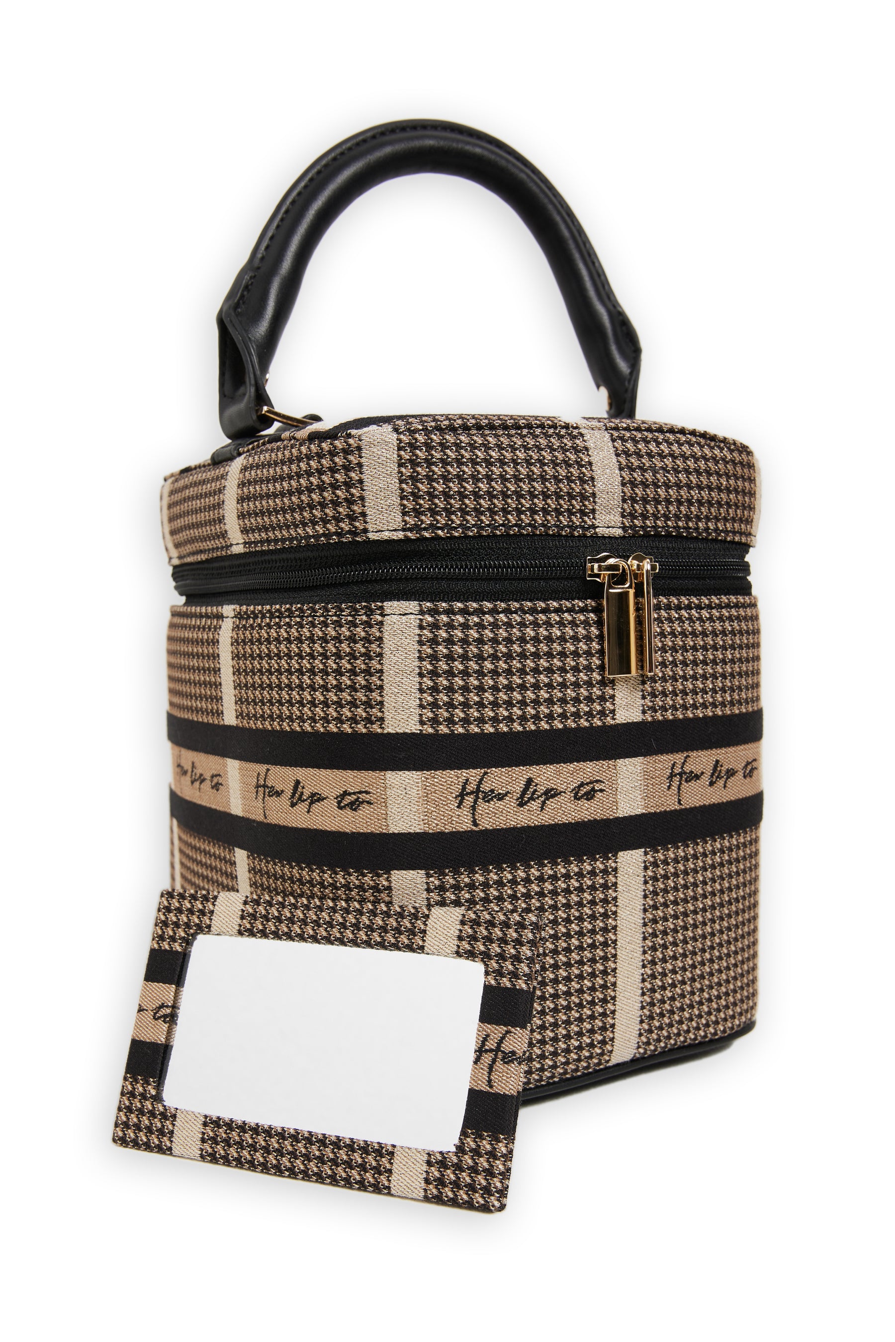 HLT Jacquard Vanity Bag Gold