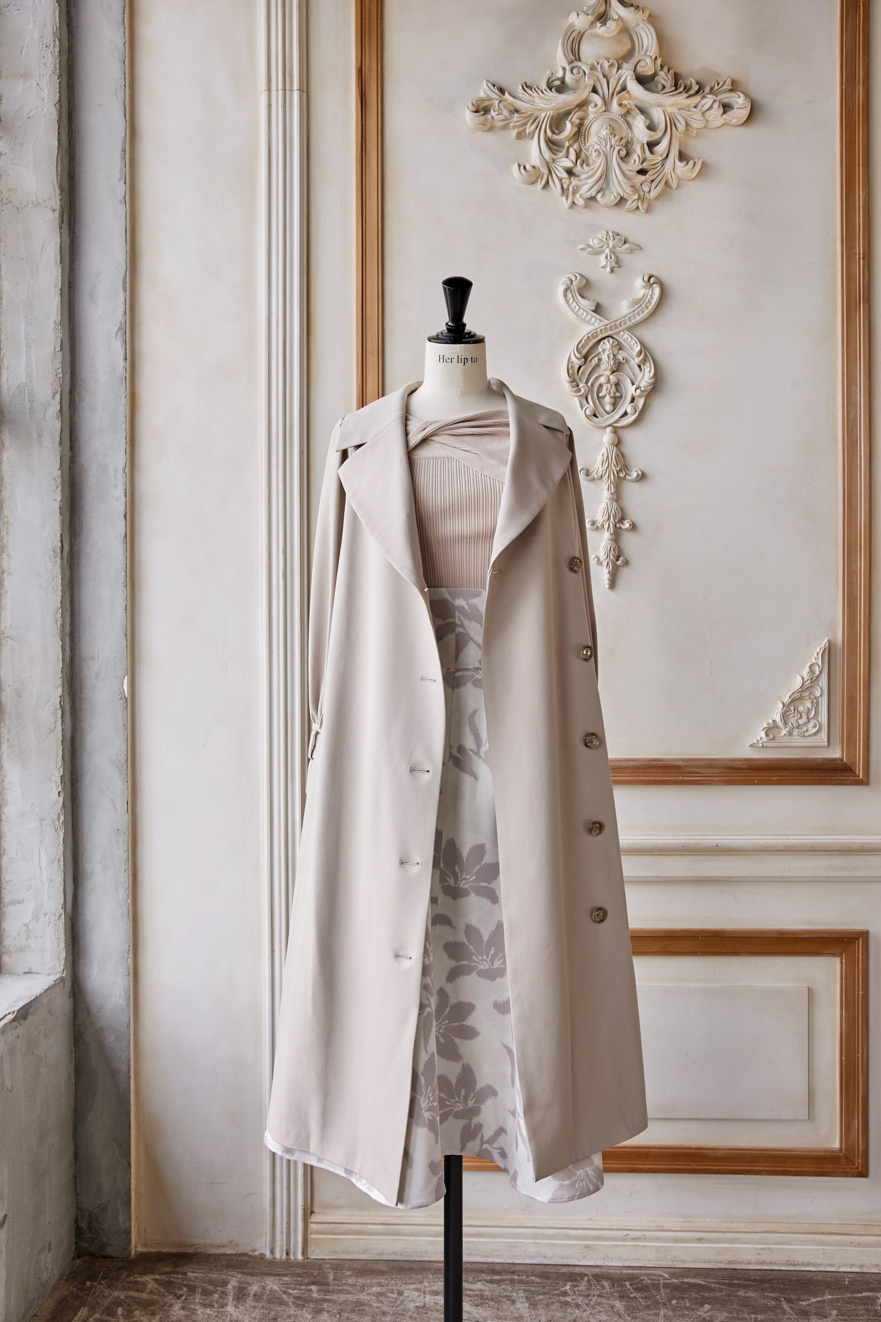 最大56%OFFクーポン Her lip to Belted Dress Trench Coat dynamic-it.ro