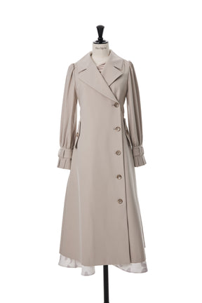 Belted Dress Trench Coat