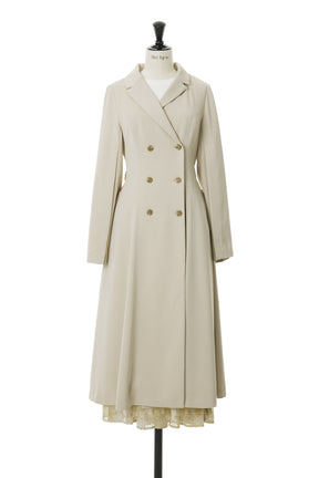 Classic Open Sleeve Dress Coat