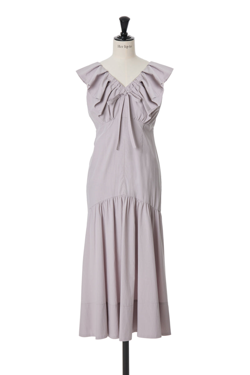 送関込 herlipto Destiny Ruffled Long Dress - 通販 - www