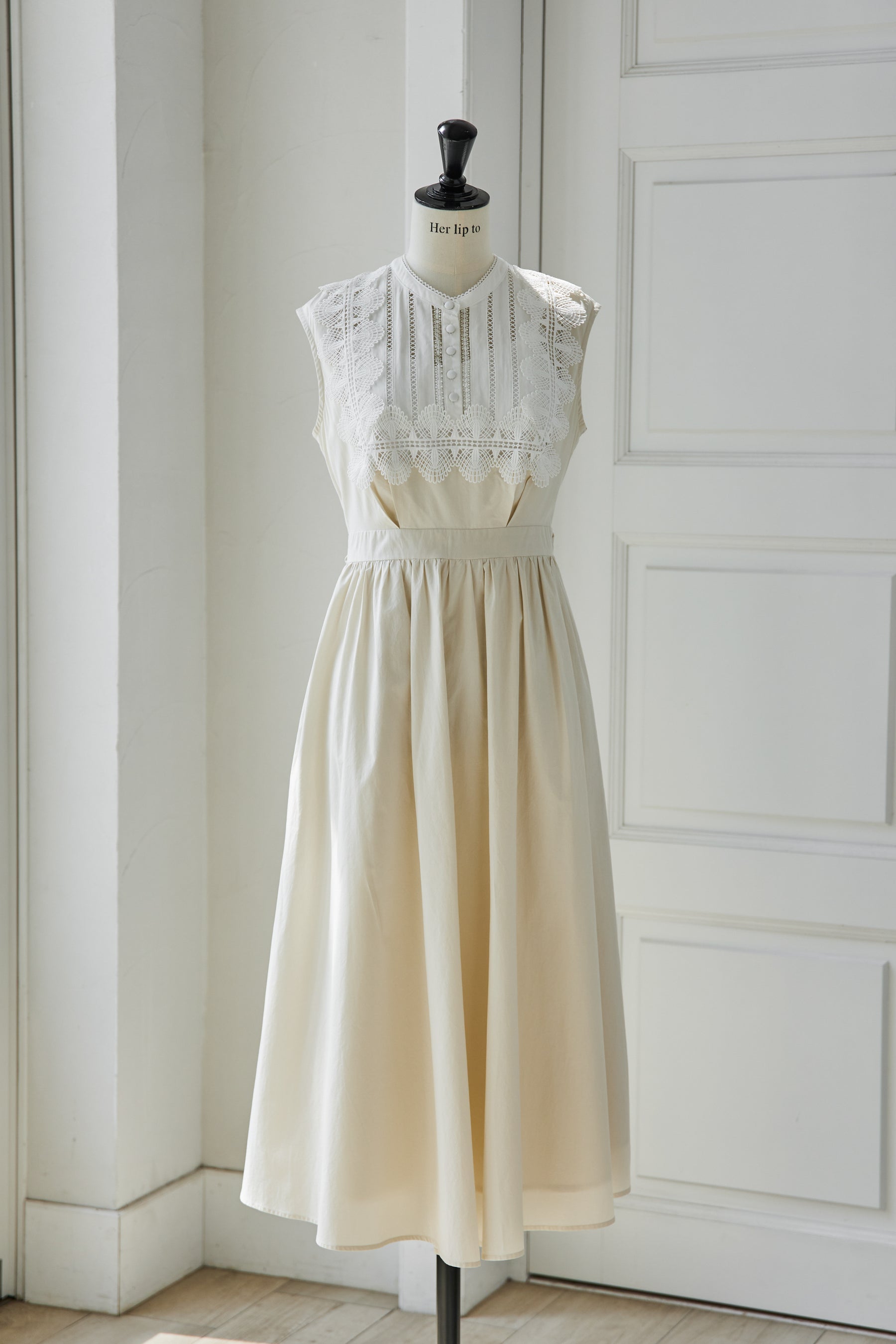 Her lip to - Grace Cotton-Blend Long Dress☆her lip toの+