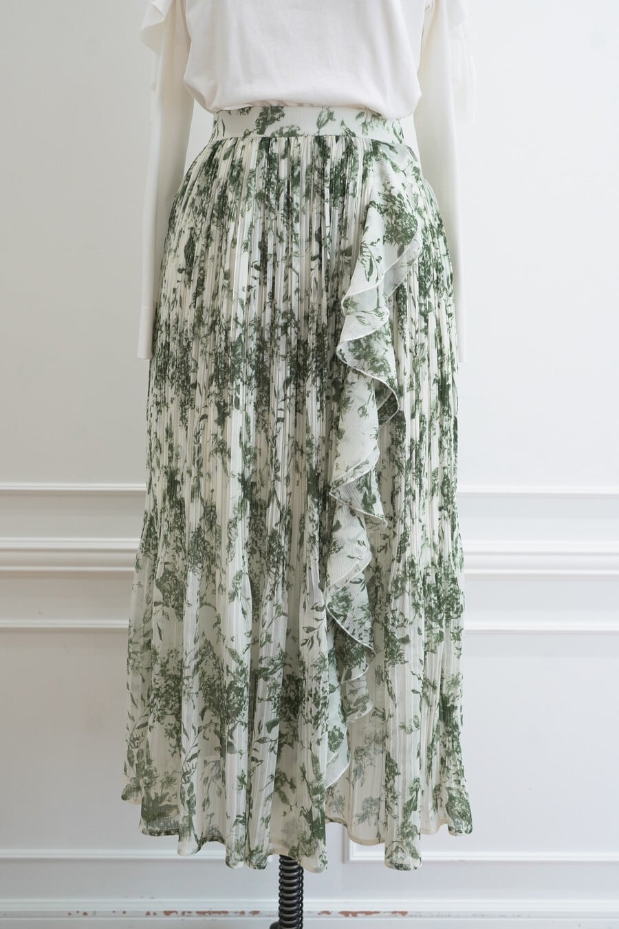 枚数限定 Her lip to Pleated Chiffon Long Skirt - 通販 - www