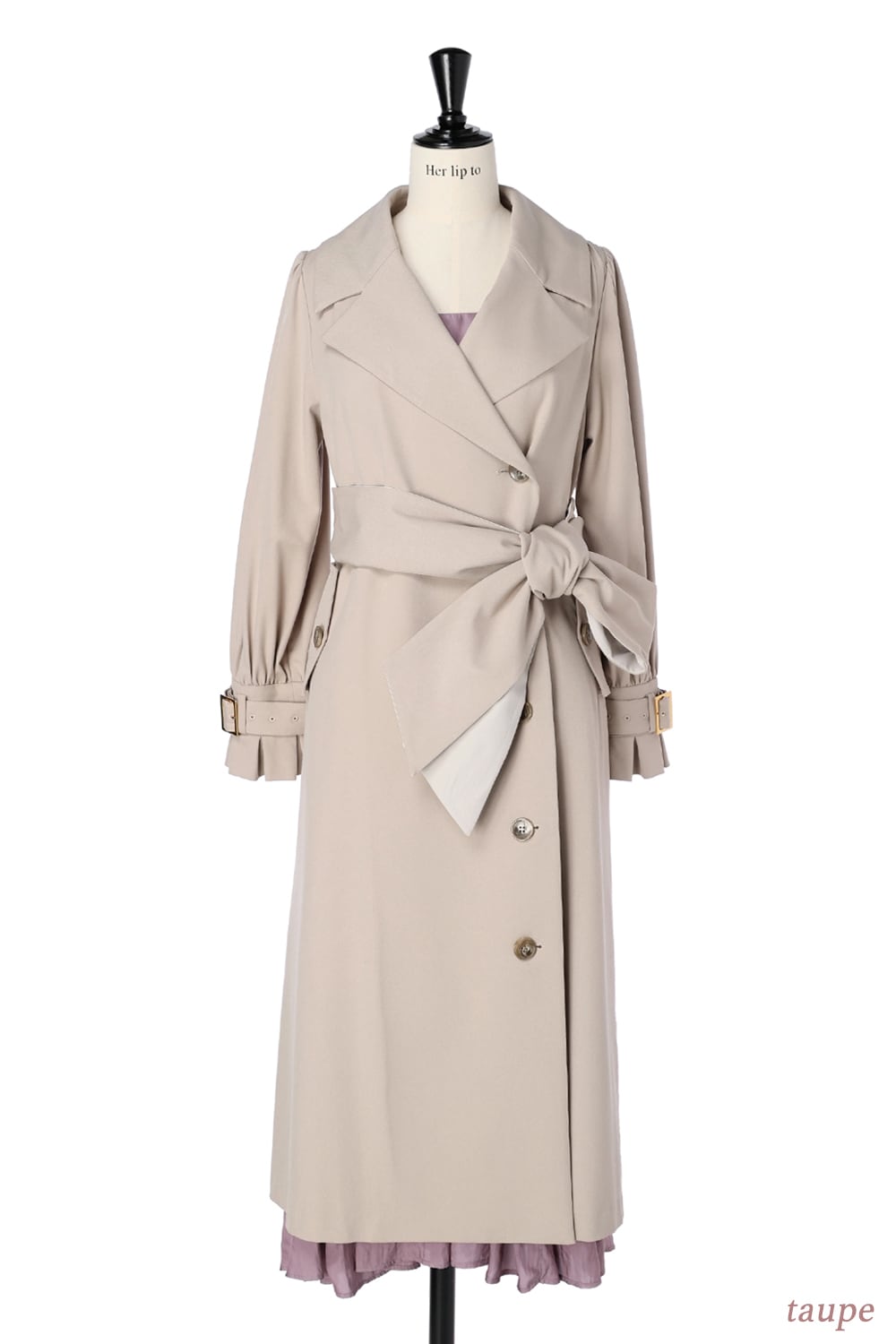 Her lip to Belted Dress Trench Coat M eva.gov.co