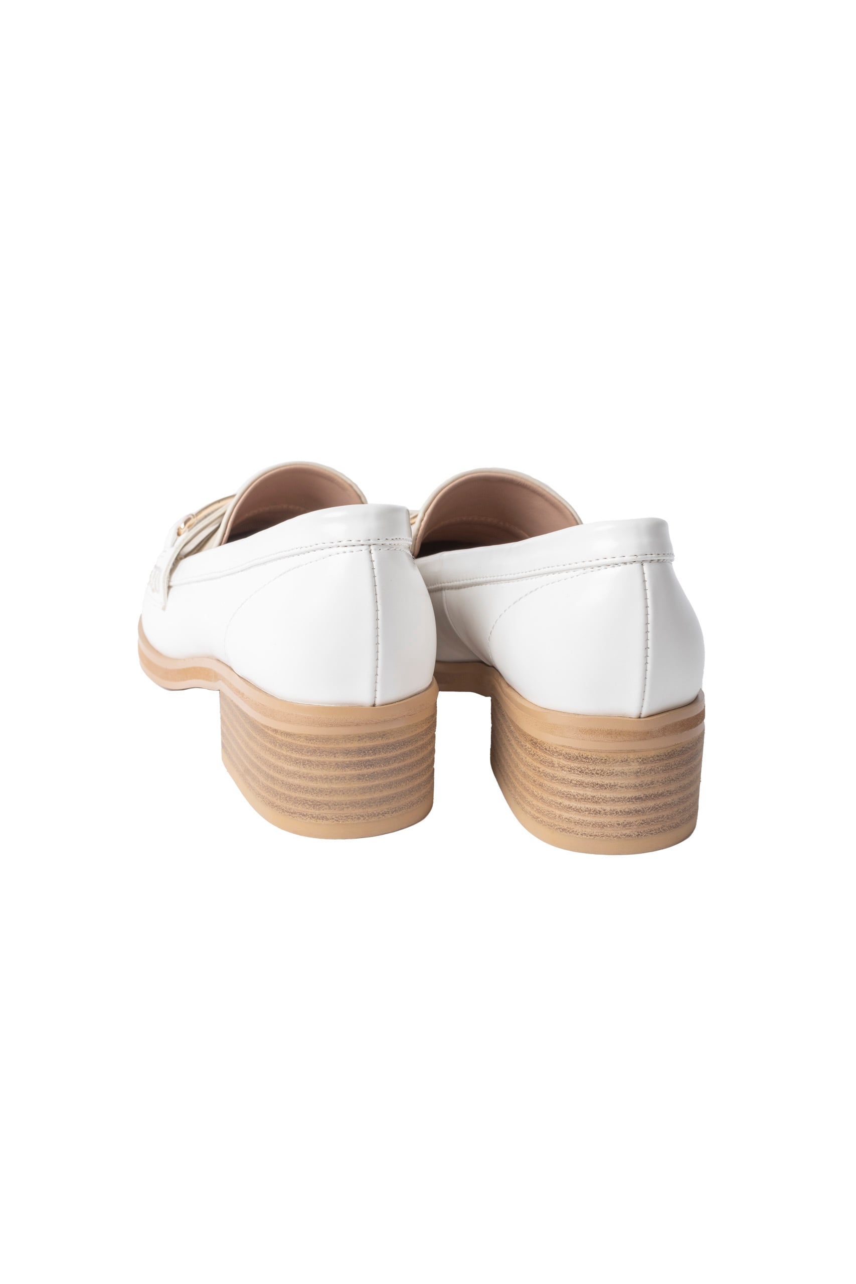 Her lip to Two-Tone Bit Loafers/white/37