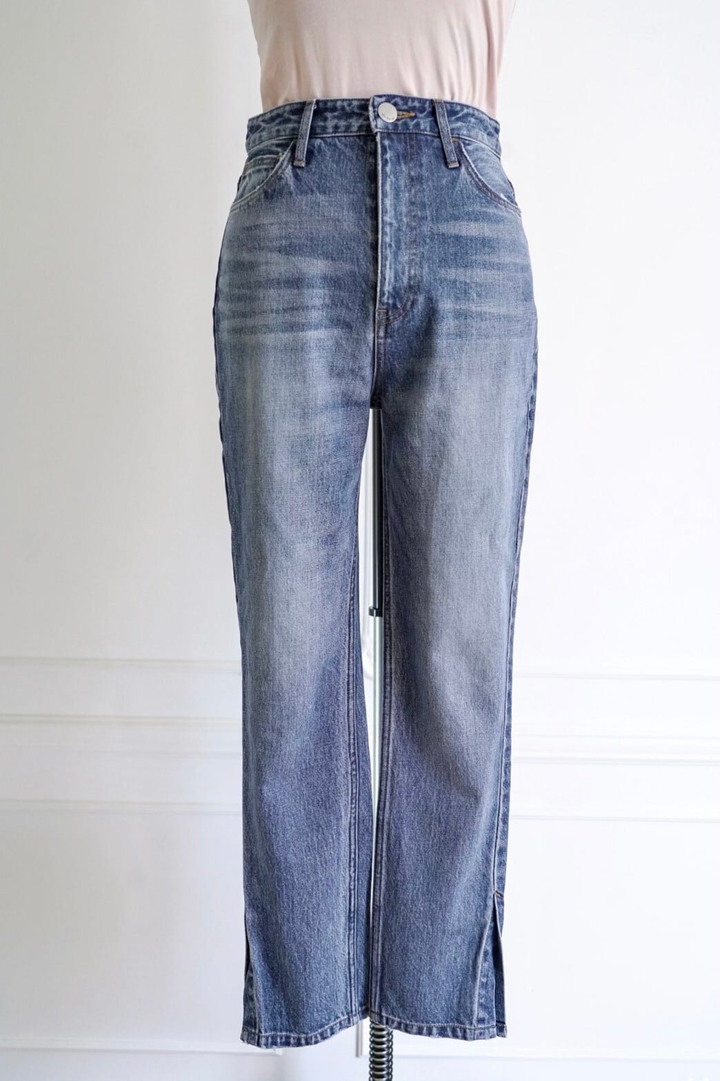 Begin掲載 Tokyo High Rise Jeans indigo 26 herlipto - 通販