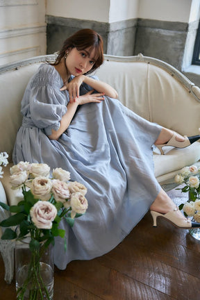 Airy Volume Sleeve Dress