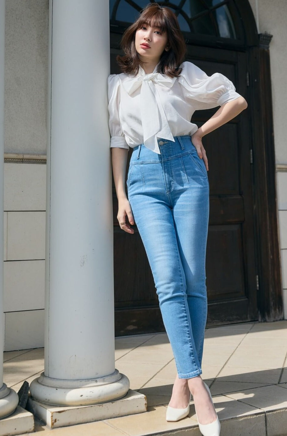 Her lip to - herlipto Paris High Rise Jeans 24の+superblogger.es