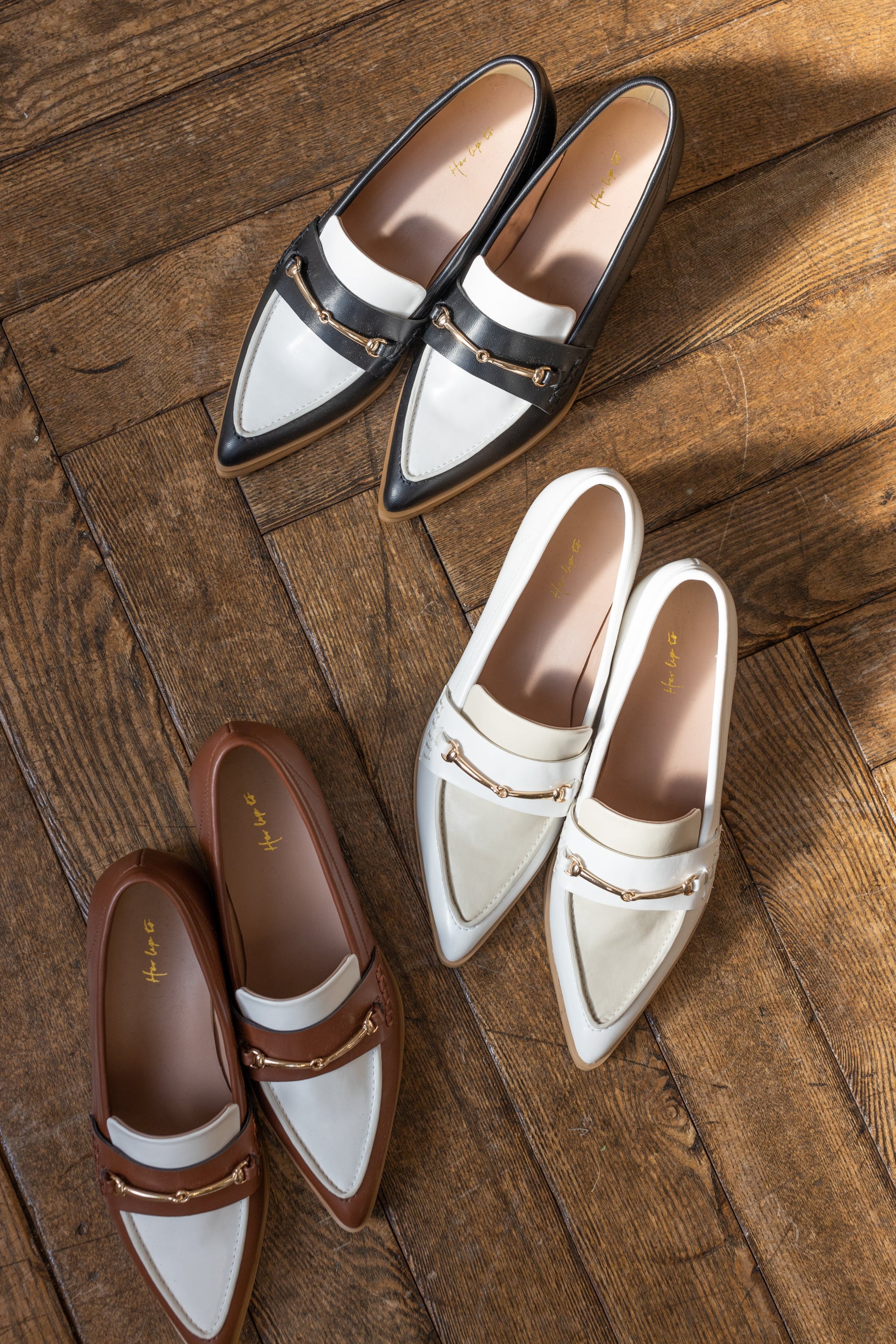 herlipto Two-Tone Bit Loafers-serenyi.at