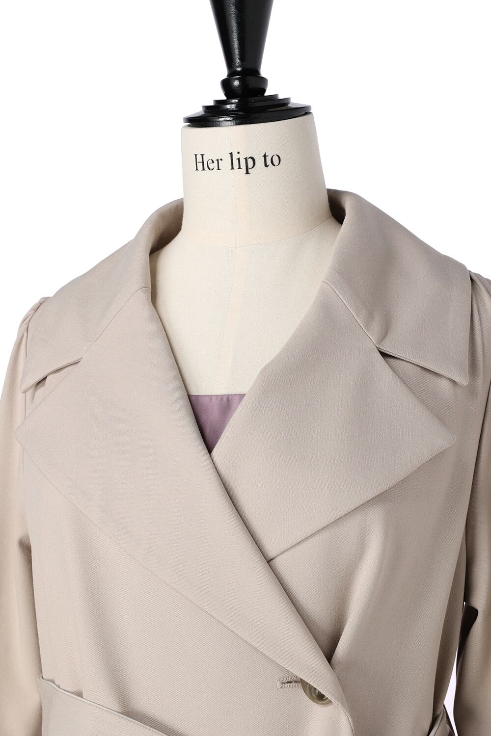 最大56%OFFクーポン Her lip to Belted Dress Trench Coat dynamic-it.ro