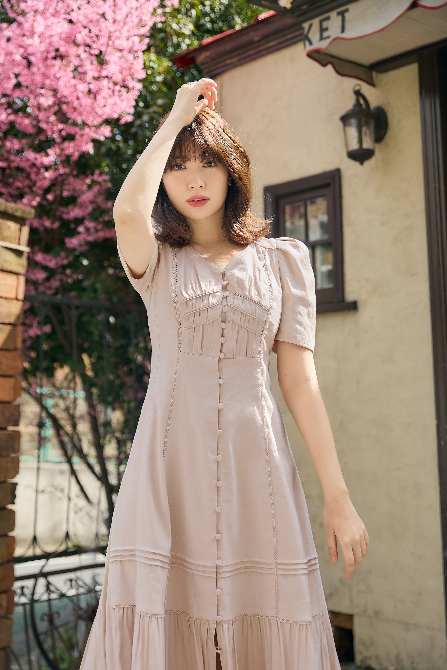 Time After Time Scalloped Dress - ロングワンピース/マキシワンピース