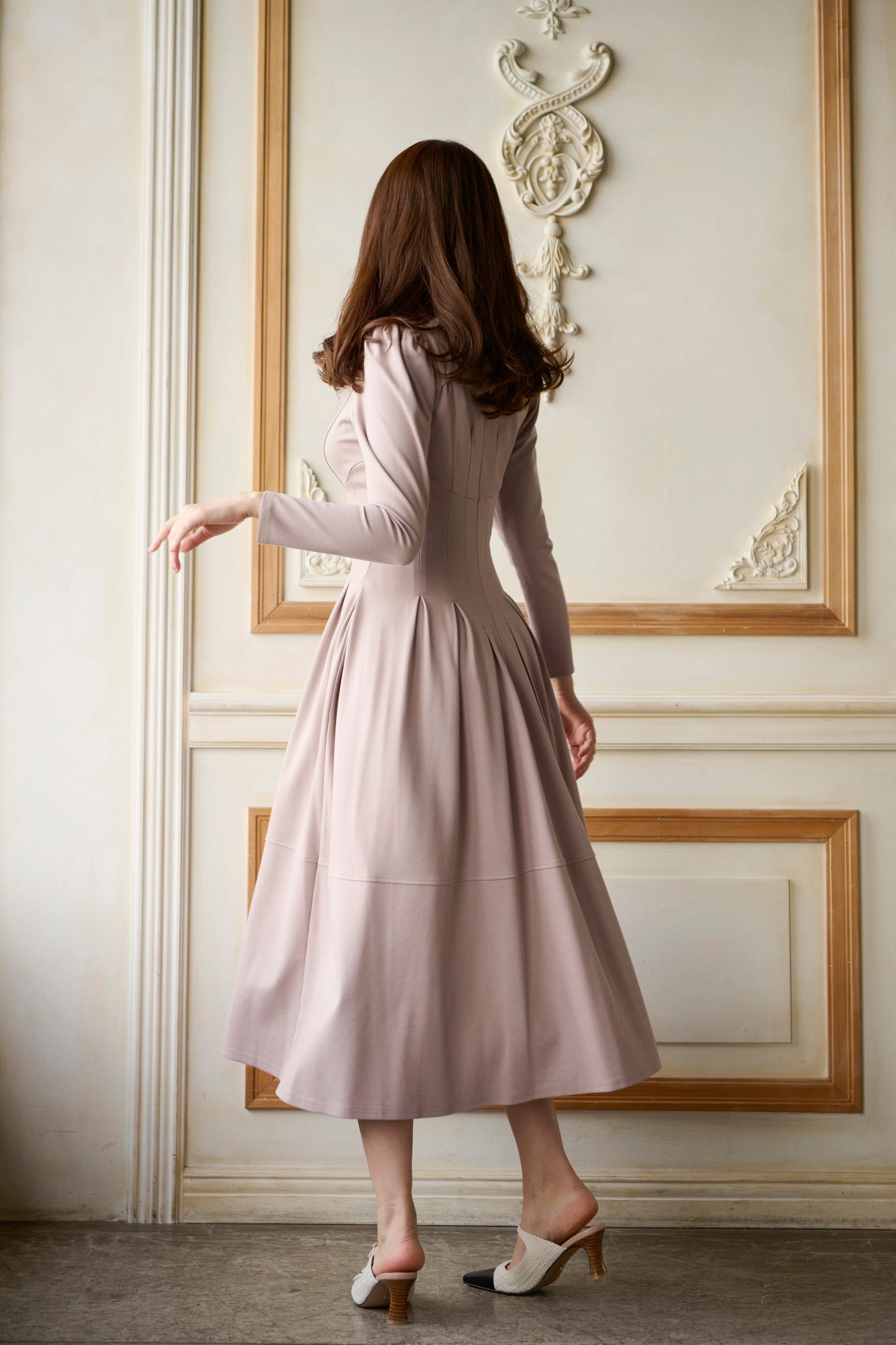 Marylebone Pearl Midi Dress