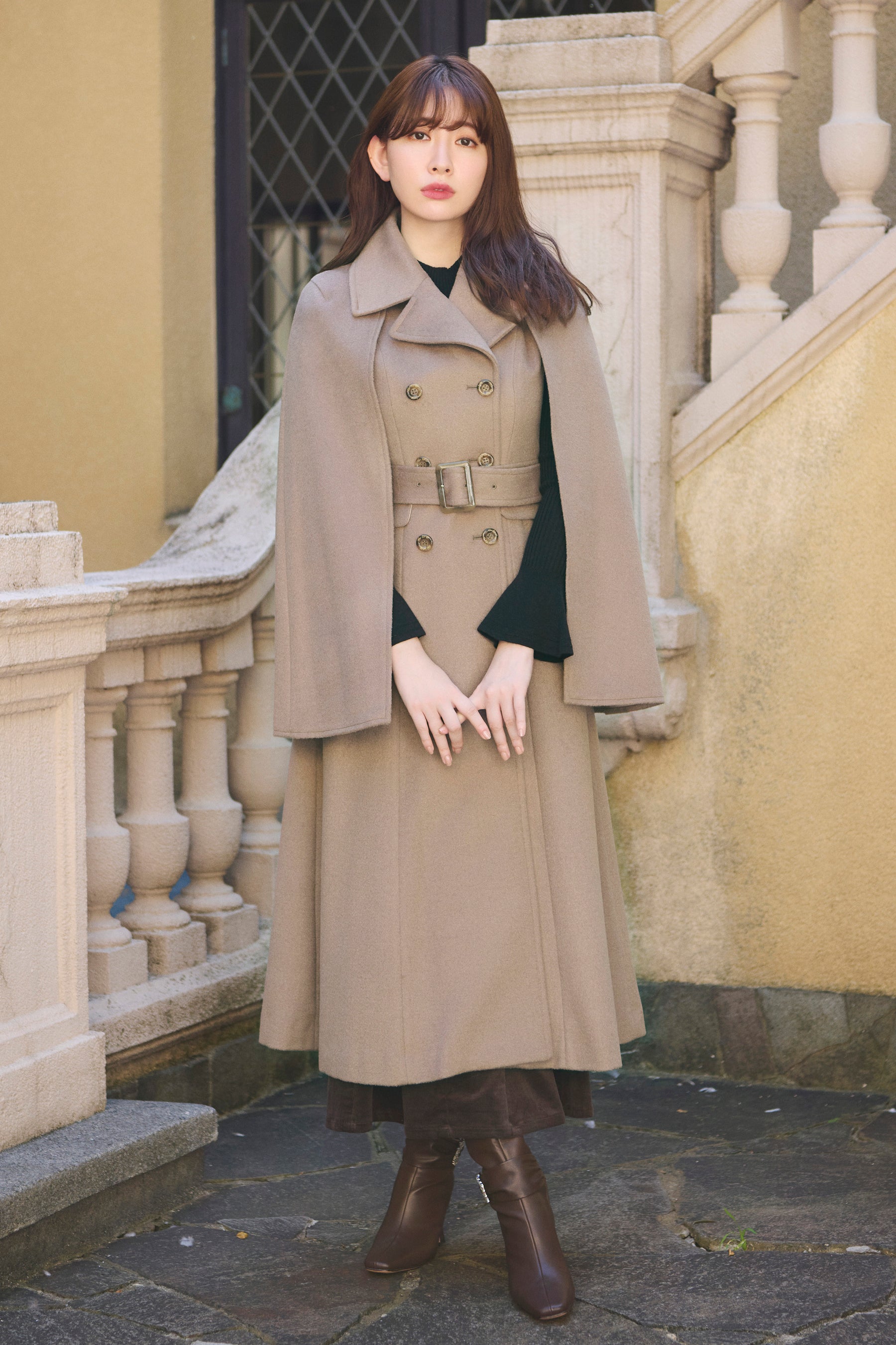 9月いっぱい値下げ】Mademoiselle 2Way Long Coat - ロングコート