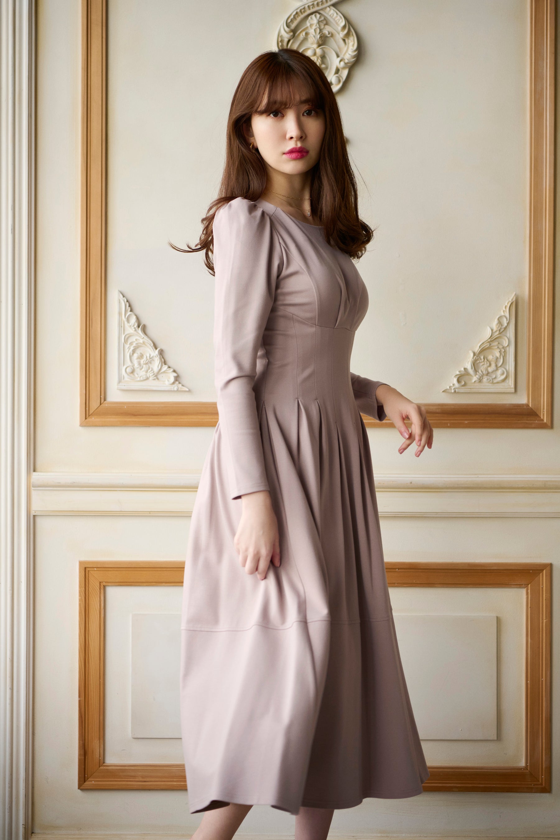 Marylebone Pearl Midi Dress herlipto-