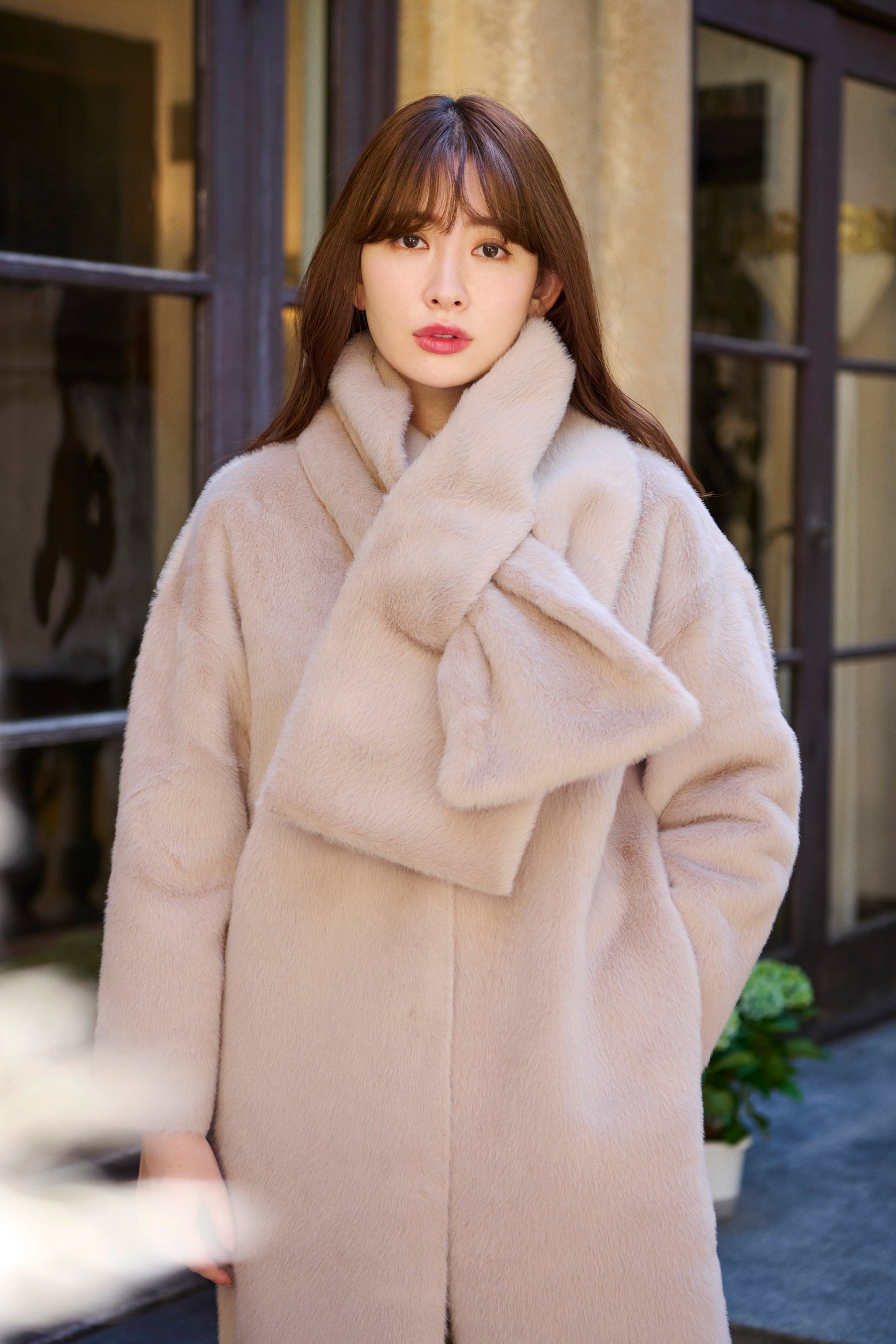 herlipto Faux Fur Reversible Coat S | hartwellspremium.com