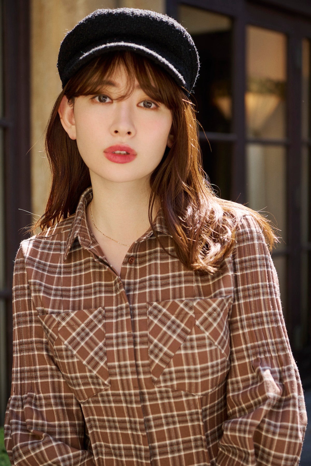 herlipto Back Ribbon Tweed Casquette-