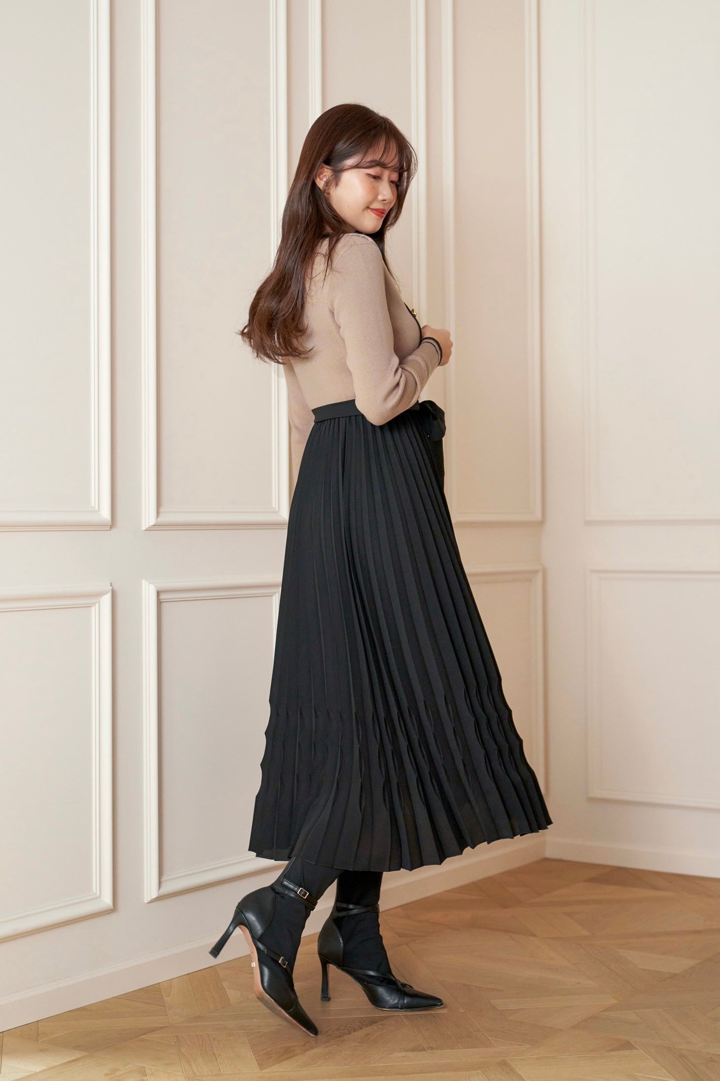 贈答Herlipto Saint Honore Long Dress ロングワンピース