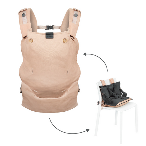 Spring travel baby products: Shop Babymoov Moov & Boost Baby Carrier at babymoov.co.uk