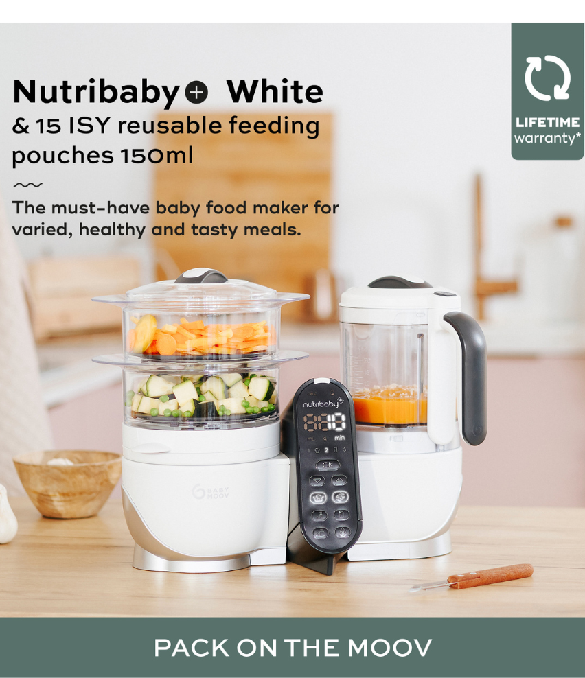 Babymoov Nutribaby 5 In 1 Baby Food Maker Linda-1107 Shop Smarter