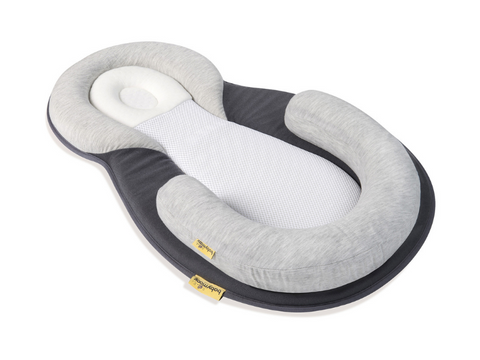Cosydream newborn colic/reflux lounger with built in anti-flat head pillow