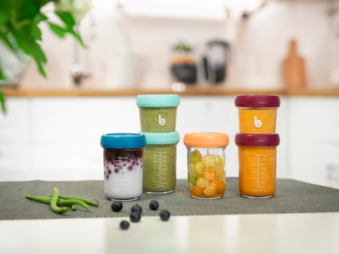 Store baby meals and purees in babymoov glass babybols in the fridge for up to 2 days