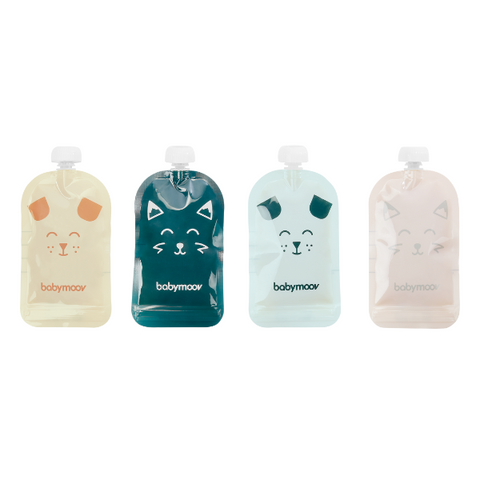 Spring travel baby products: Shop Babymoov ISY reusable feeding pouches at babymoov.co.uk