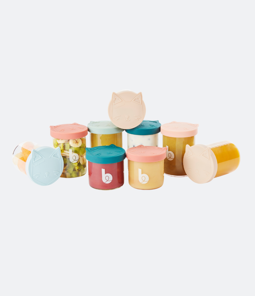 lot de 3 pots de conservation en silicone - Babymoov