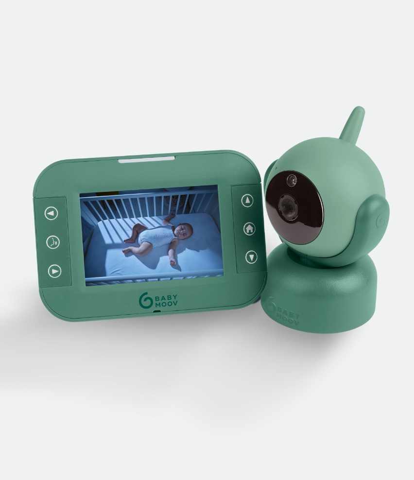 BabyMoov Yoo-Travel Video Baby Monitor with Night light Function & Clear  sound, zero interference, 250 meter range