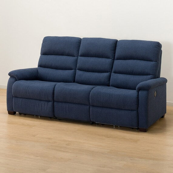 corinne blue reclining sofa