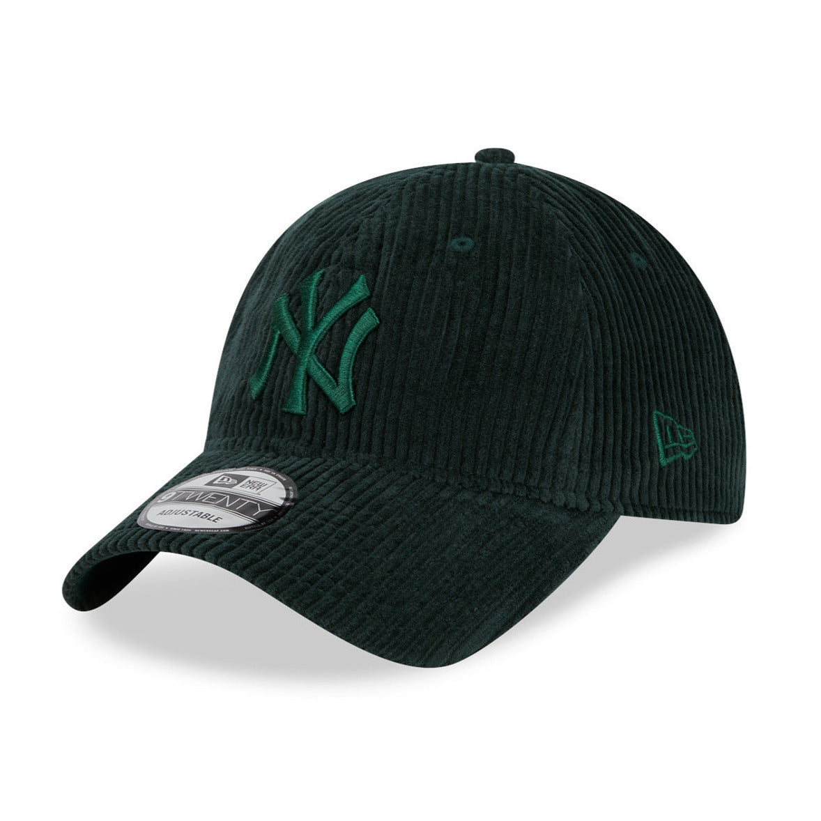 NEW ERA 39THIRTY BASEBALL CAP.NEW YORK YANKEES GREEN STRETCH COTTON BLEND  HAT C0