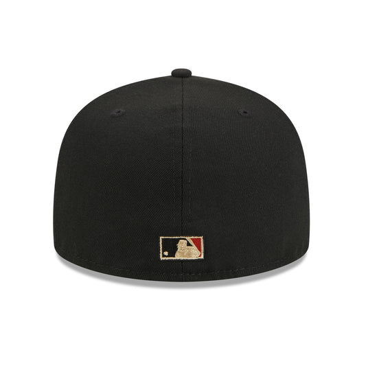 EXCLUSIVE NEW ERA 59FIFTY MLB HOUSTON ASTROS 35 YEARS BLACK CORD / WHEAT UV  FITTED CAP