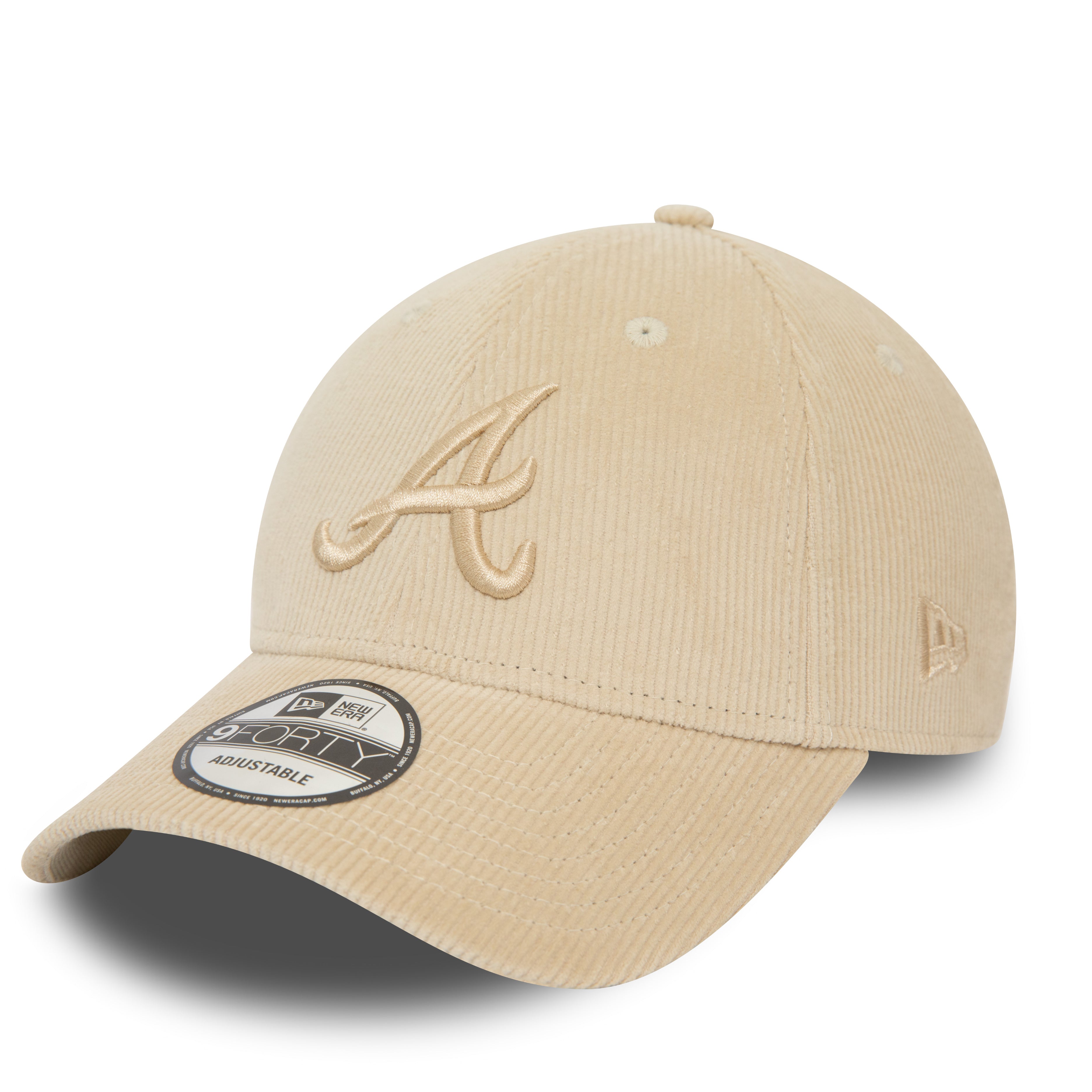 NEW ERA 9FORTY MLB ATLANTA BRAVES FLOWER ICON CREAM CAP