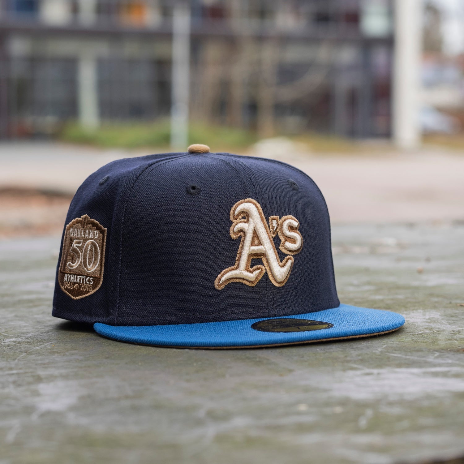 New Era ATLANTA BRAVES MLB REAR LOGO WOODLAND FORTY ADJUSTA - Cap