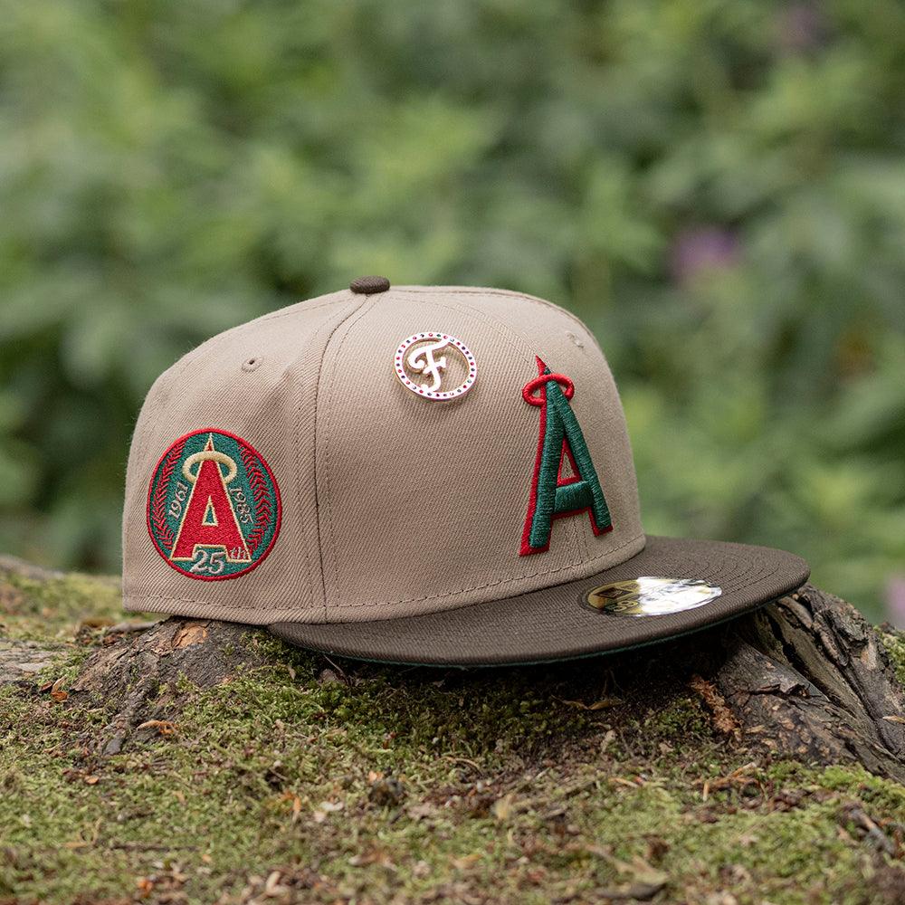 NEW ERA 59FIFTY MLB LOS ANGELES ANGELS TWO TONE / EMERALD GREEN UV FITTED  CAP