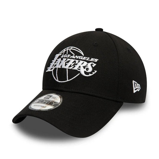 NEW ERA NBA TRUCKER LOS ANGELES LAKERS DARK BLACK CAP – FAM