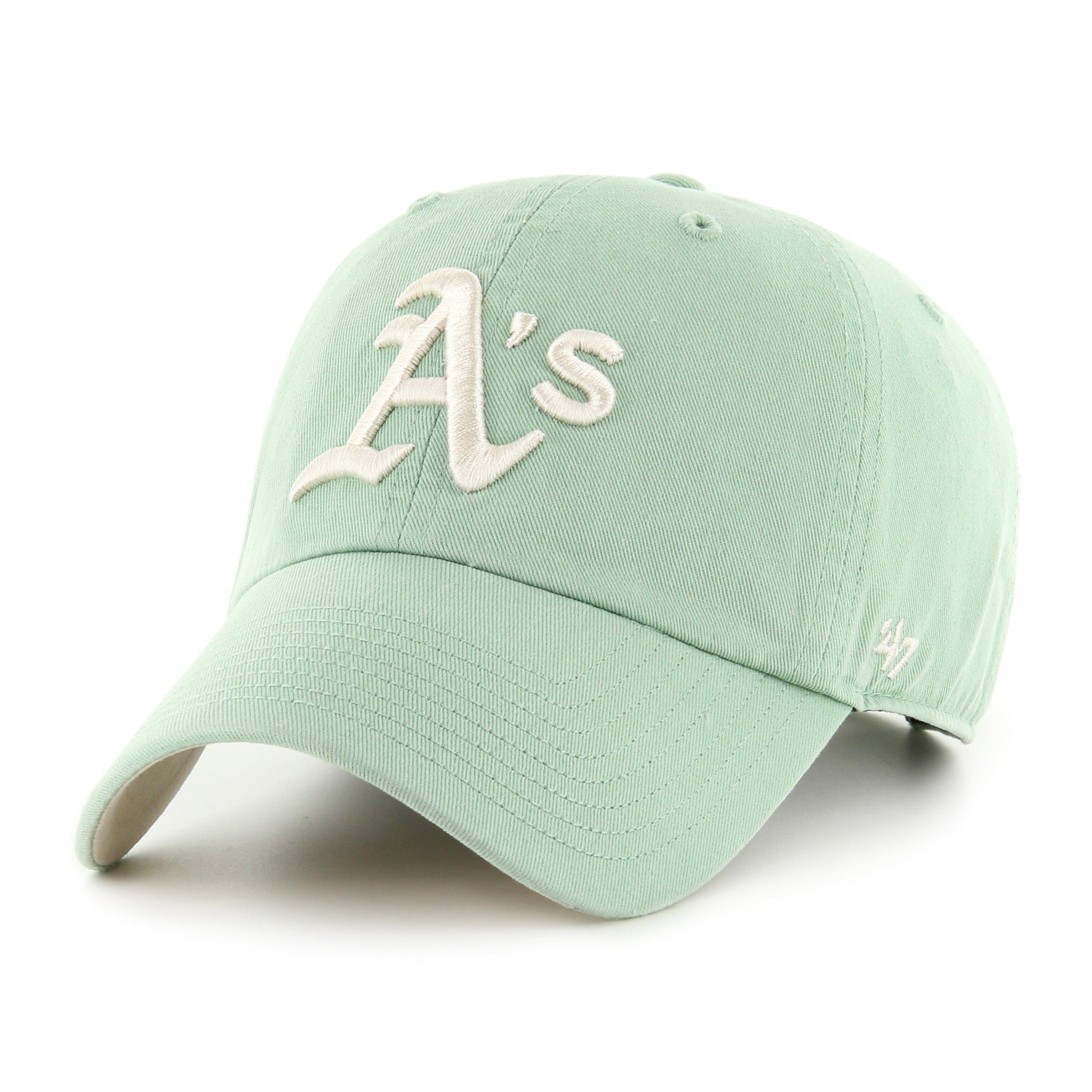 MLB OAKLAND ATHLETICS '47 CLEAN UP W/ NO LOOP LABEL NATURAL