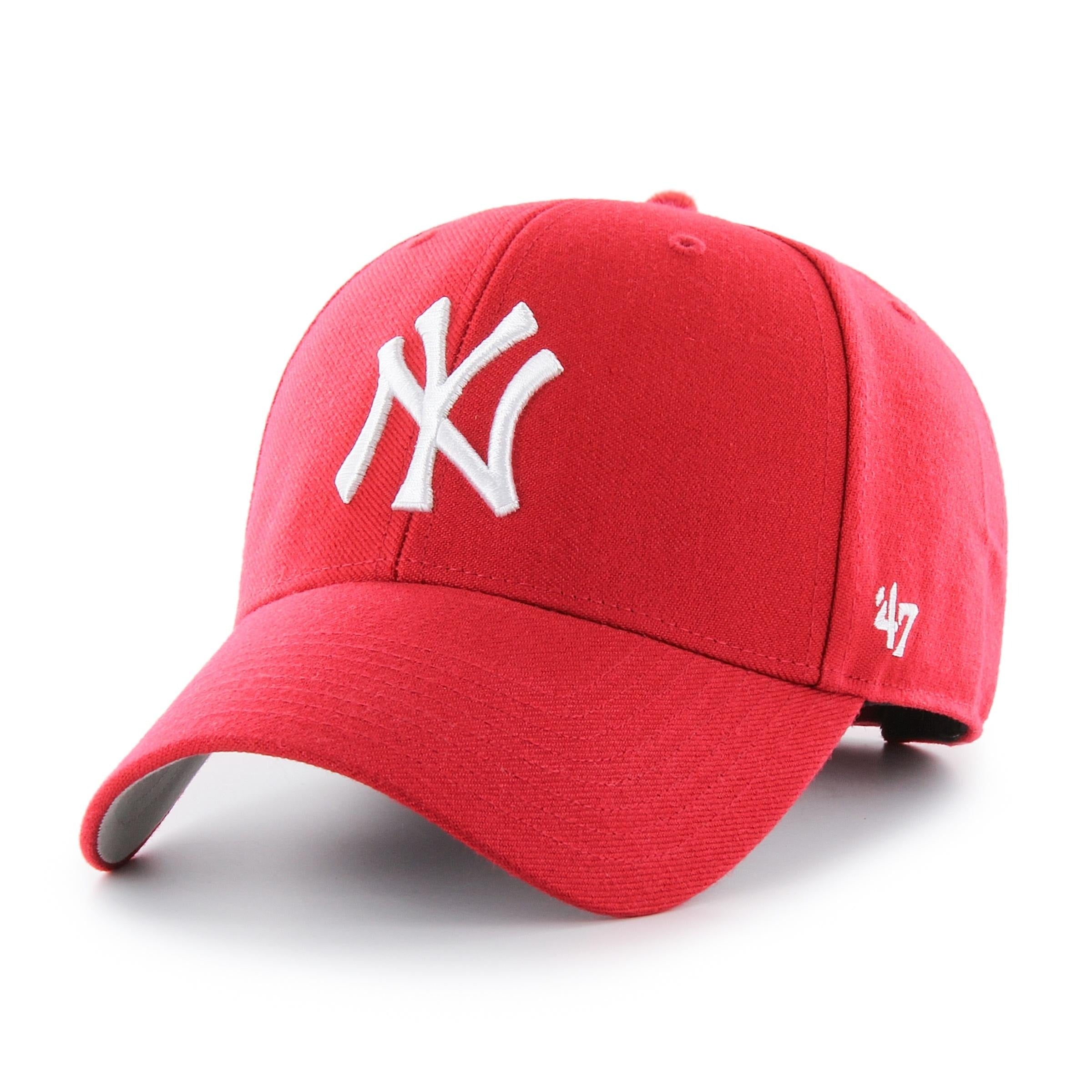 red yankees baseball cap