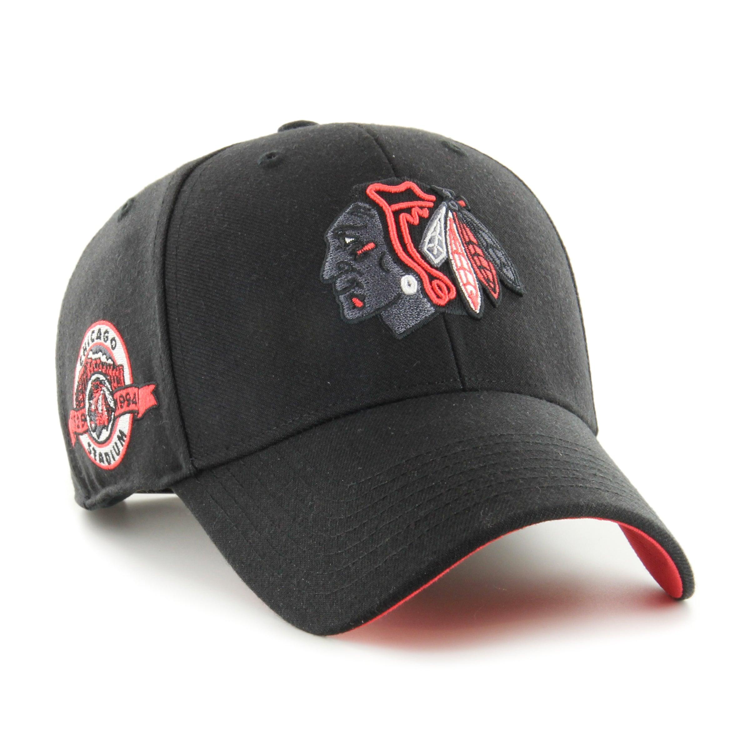 NHL CHICAGO BLACKHAWKS BRANSON '47 MVP BLACK CAP – FAM