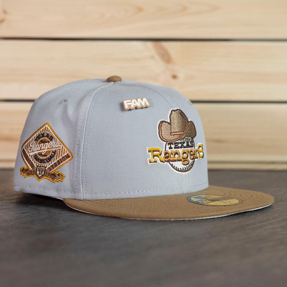 日本売上 【US限定】NEW ERA 59FIFTY MLB Texas Rangers Bourbon Suede