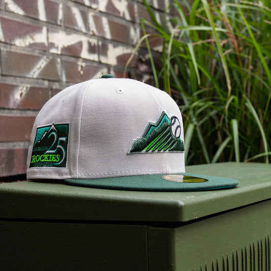 SEATTLE MARINERS 35TH ANNIVERSARY DARK GREEN PINK BRIM NEW ERA FITTED –  Sports World 165