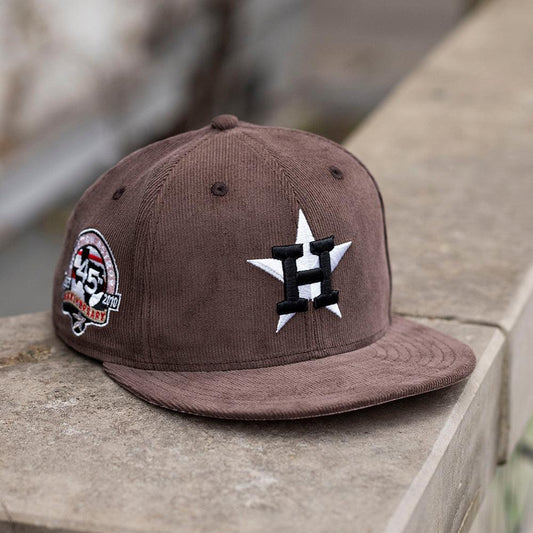 New Era 59FIFTY Houston Astros 60th Anniversary Patch Hat - Maroon, Black Maroon/Black / 8